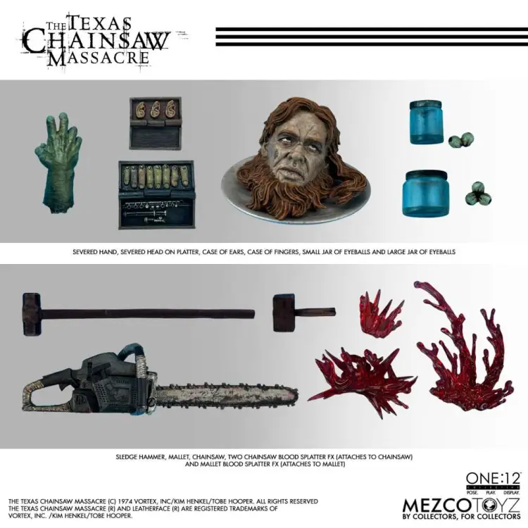 THE TEXAS CHAINSAW MASSACRE - Leaterface (2003) - Figurka 1/12 17cm