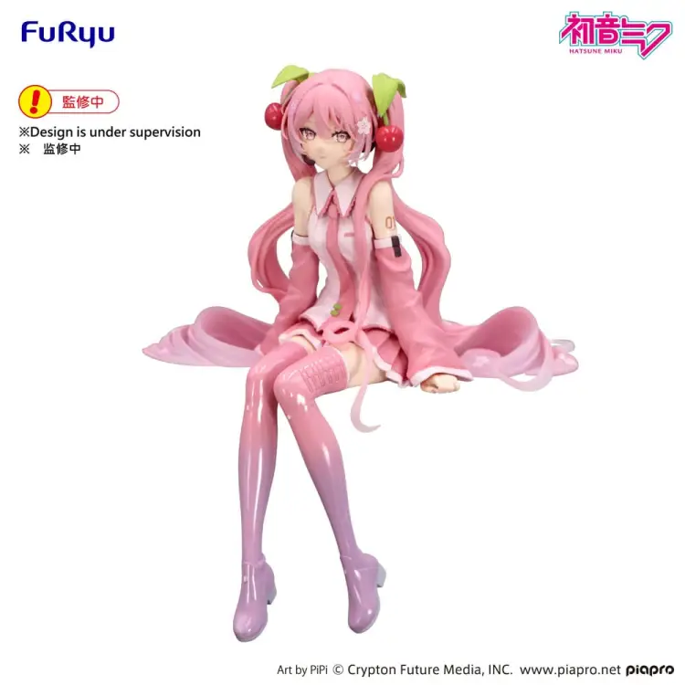 HATSUNE MIKU - Sakura Miku - Statuetka Noodle Stopper 14cm