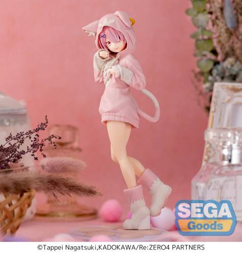 RE ZERO - Ram Mofumofu Pack - Figurka XStellar 21,5 cm
