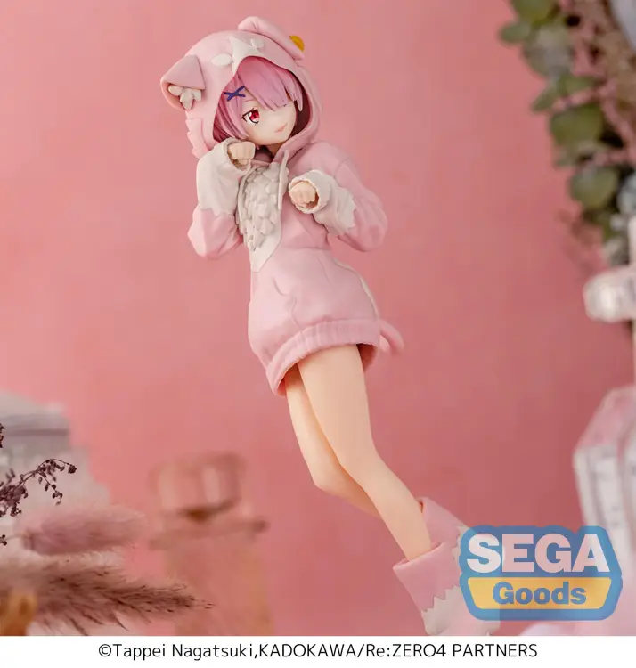 RE ZERO - Ram Mofumofu Pack - Figurka XStellar 21,5 cm