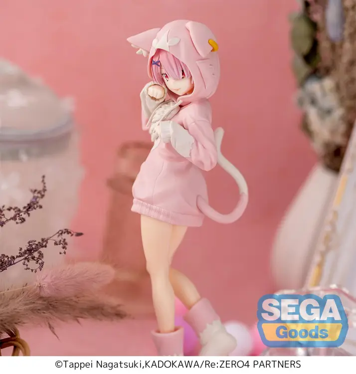 RE ZERO - Ram Mofumofu Pack - Figurka XStellar 21,5 cm