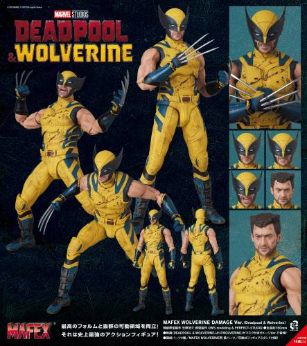 DEADPOOL & WOLVERINE - Wolverine Damage Ver. Figurka MAFEX - 16 cm