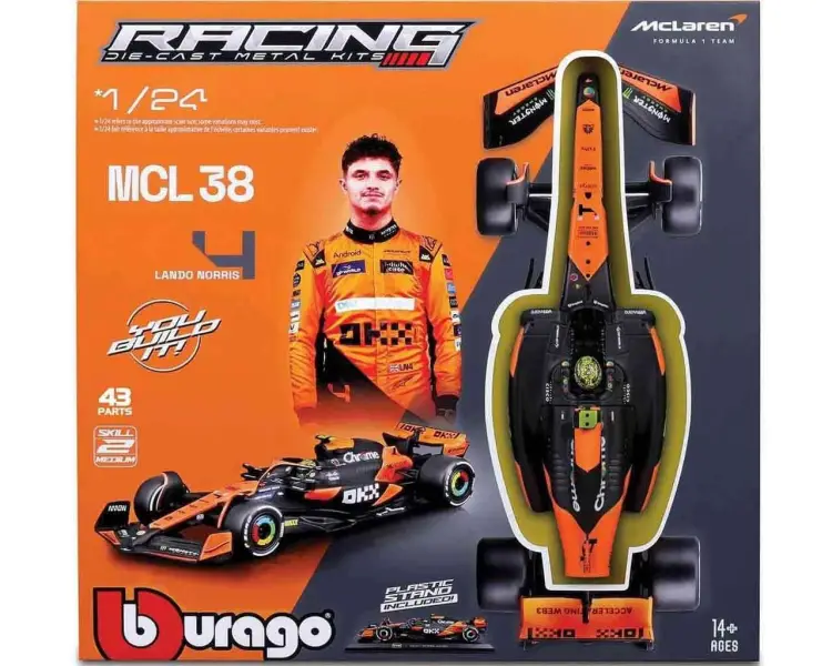 Formula 1 - McLaren MCL38 Lando Norris - Zestaw modelarski 1:24
