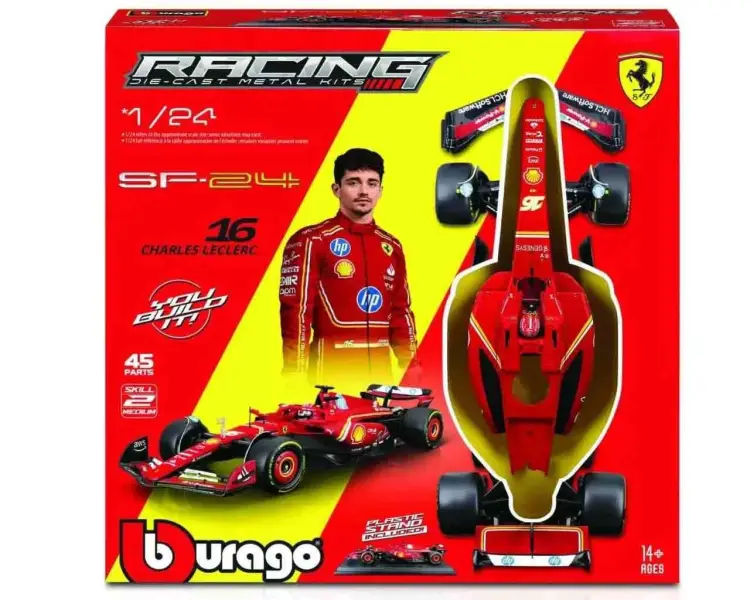 FORMULA 1 - F1 Ferrari Sf-24 - N.16 Charles Leclerc - Zestaw modelarski 1/24