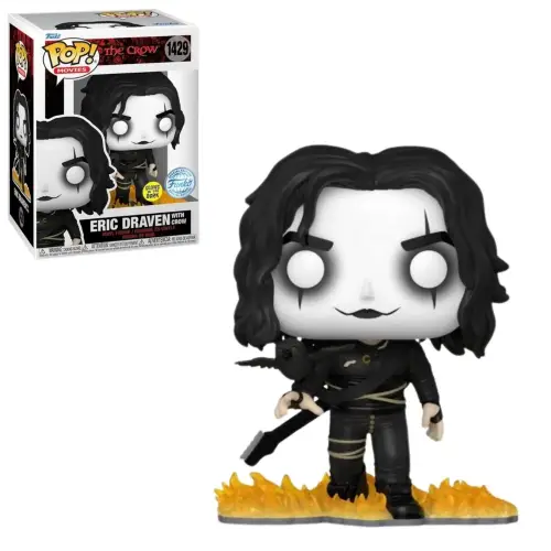 Funko POP! The Crow - Eric Draven with Crow (GITD) #1429 (Exclusive)