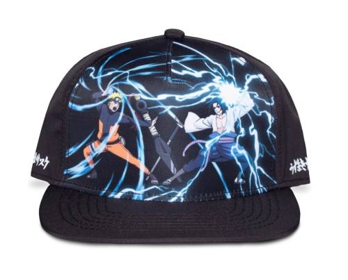 NARUTO SHIPPUDEN - Naruto & Sasuke - Męska czapka z daszkiem