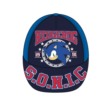 SONIC - Sonic 1991 - Czapka dziecięca niebieska 54cm