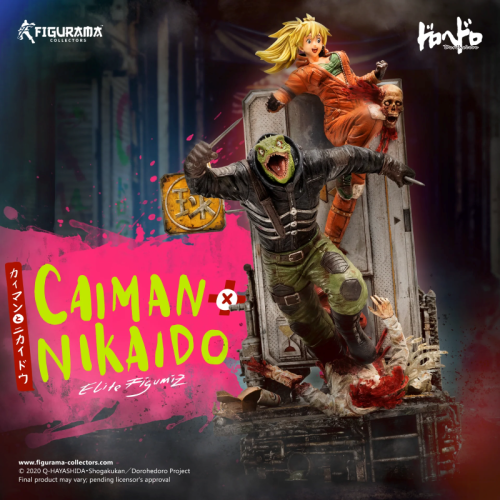 DOROHEDORO - Caïman i Nikaido - Statua Elite Figumiz 1/8 37 cm