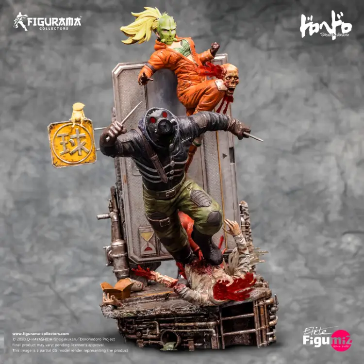 DOROHEDORO - Caïman i Nikaido - Statua Elite Figumiz 1/8 37 cm