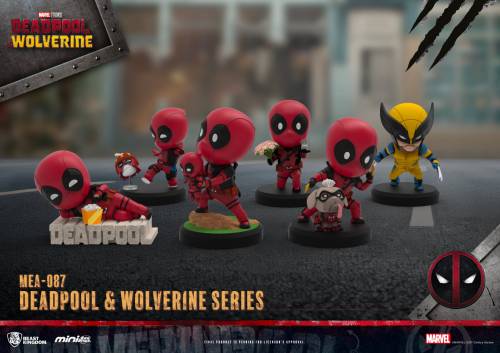 DEADPOOL & WOLVERINE - Zestaw 6 figurek Mini Egg Attack 10 cm