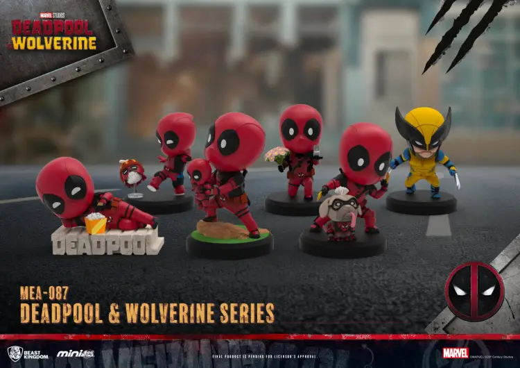 DEADPOOL & WOLVERINE - Zestaw 6 figurek Mini Egg Attack 10 cm