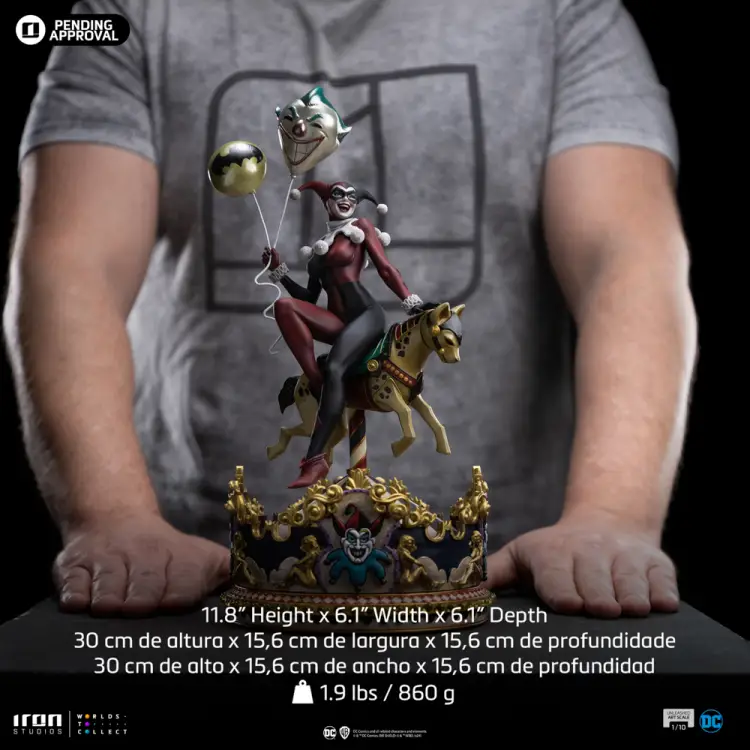 Iron Studios DC Comics - Harley Quinn - Unleashed Art Scale Statua 1/10 30cm