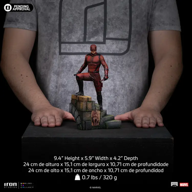 MARVEL - Daredevil - Statua artystyczna w skali 1/10 24 cm