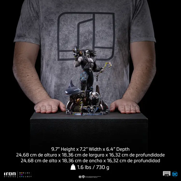DC - Lobo - Statue Unleashed Art Scale 1/10 24.68cm