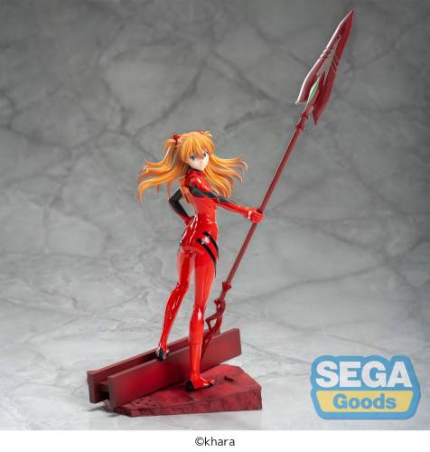 EVANGELION - Asuka X Włócznia Kasjusza - Figurka Lumina 20 cm
