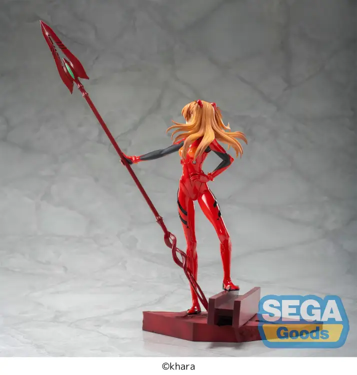 EVANGELION - Asuka X Włócznia Kasjusza - Figurka Lumina 20 cm