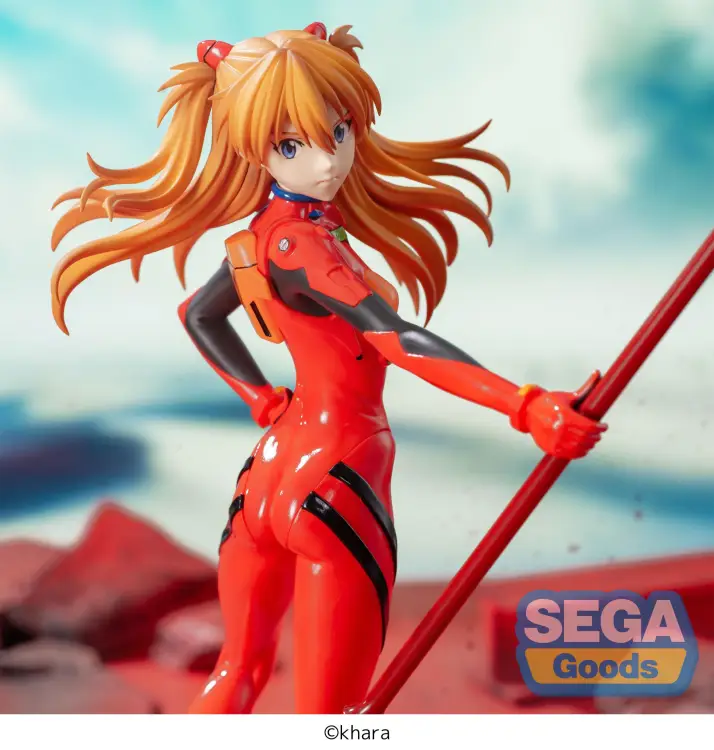 EVANGELION - Asuka X Włócznia Kasjusza - Figurka Lumina 20 cm