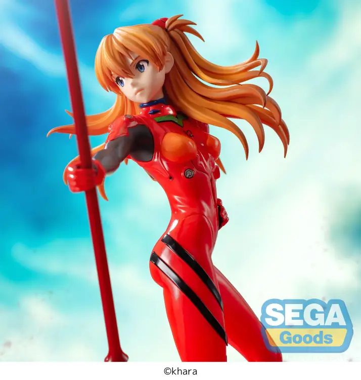 EVANGELION - Asuka X Włócznia Kasjusza - Figurka Lumina 20 cm