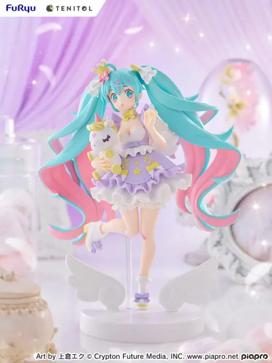 HATSUNE MIKU - Yumekawa Lavender - Statuetka Tenitol 21cm