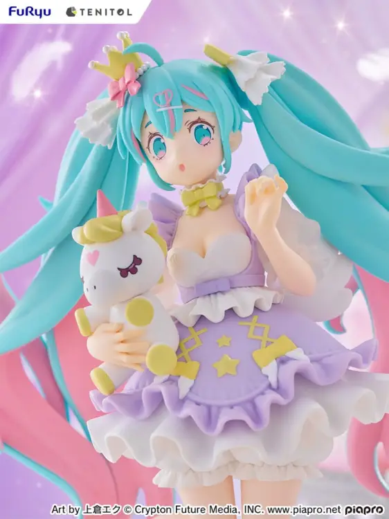 HATSUNE MIKU - Yumekawa Lavender - Statuetka Tenitol 21cm
