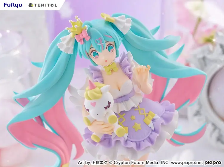 HATSUNE MIKU - Yumekawa Lavender - Statuetka Tenitol 21cm