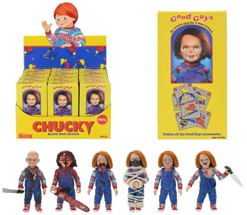 CHUCKY - Chucky TV Good Guy S1 - DISPLAY 12 Figurka w ciemnym pudełku -18 cm
