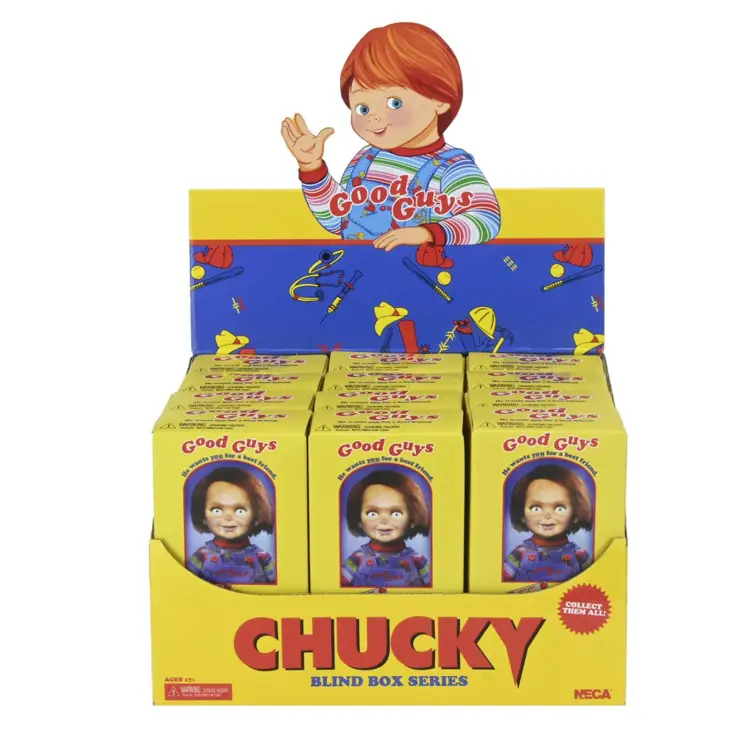 CHUCKY - Chucky TV Good Guy S1 - DISPLAY 12 Figurka w ciemnym pudełku -18 cm
