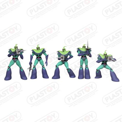 GRENDIZER - Wegańscy żołnierze - zestaw 5 figurek 7cm