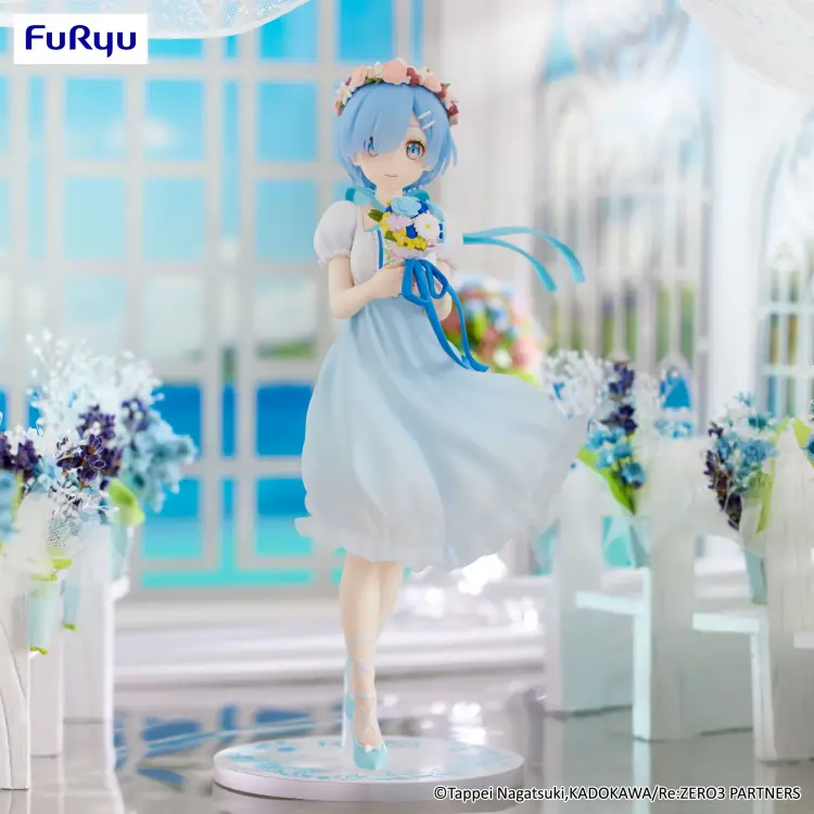 RE ZERO - Rem "Bridesmaid" - Statuetka Trio-Try-It 21cm