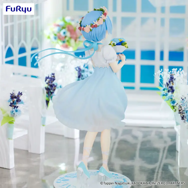 RE ZERO - Rem "Bridesmaid" - Statuetka Trio-Try-It 21cm