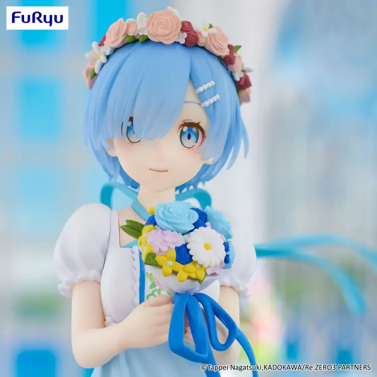 RE ZERO - Rem "Bridesmaid" - Statuetka Trio-Try-It 21cm