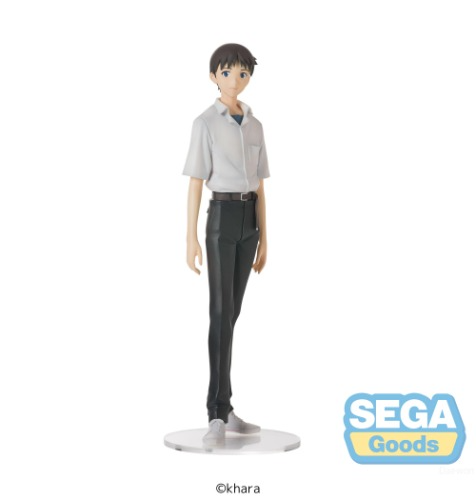 EVANGELION - Shinji Ikari Uniform Ver - Figurka High Premium 22 cm