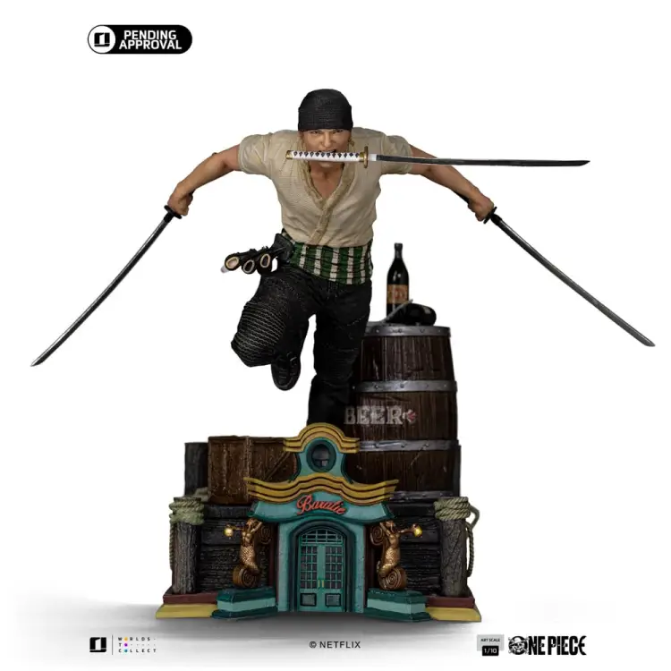 ONE PIECE NETFLIX - Zoro - Statuetka artystyczna w skali 1/10 19,2 cm