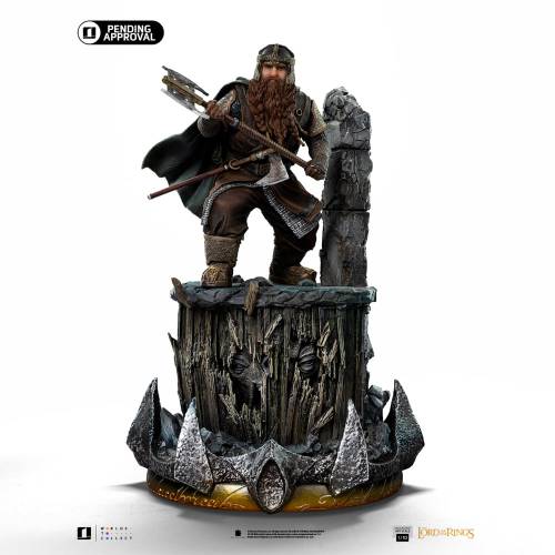 LOTR - Gimli - Statua Unleashed Art Skala 1/10 25,3 cm