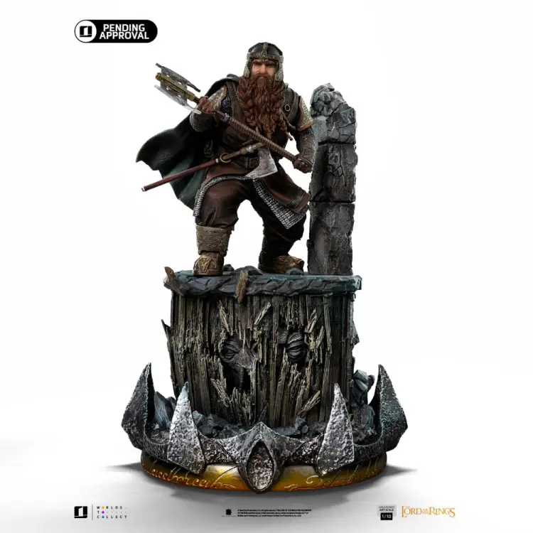 LOTR - Gimli - Statua Unleashed Art Skala 1/10 25,3 cm