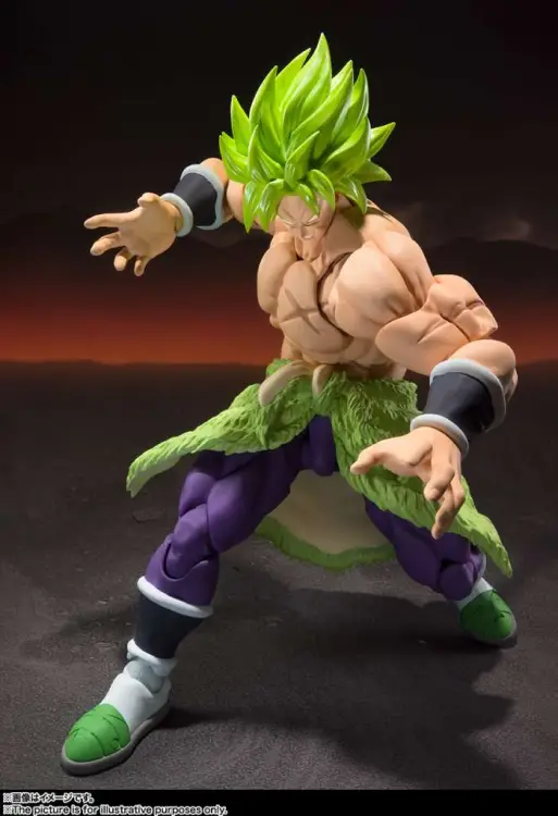 DRAGON BALL Z - Broly "Super Saiyan" - Figurka S.H. Figuarts 22 cm