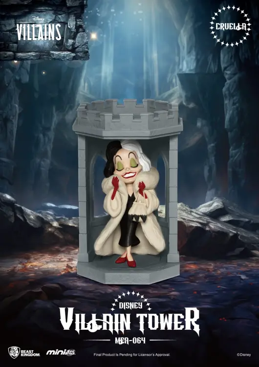 DISNEY VILLAINS - Tower Series - Zestaw 6 figurek w ślepym pudełku 11,5 cm