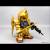 GUNDAM - SD Hyakushiki Gold Ver. - Figurka Jumbo Sofbi 24 cm