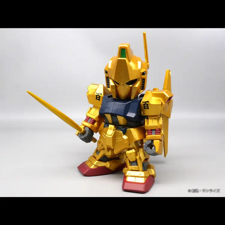 GUNDAM - SD Hyakushiki Gold Ver. - Figurka Jumbo Sofbi 24 cm