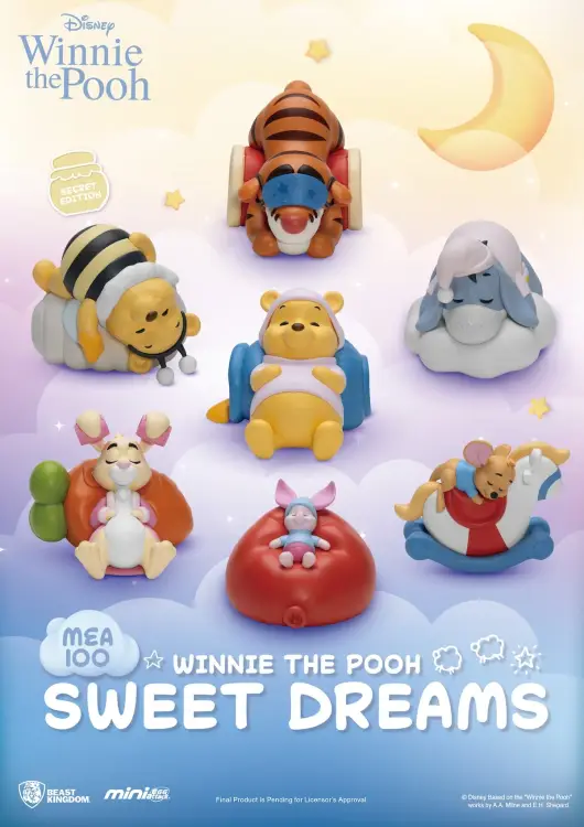 DISNEY - Kubuś Puchatek Słodkich snów - Zestaw 6 figurek w ślepym pudełku 5,9 cm
