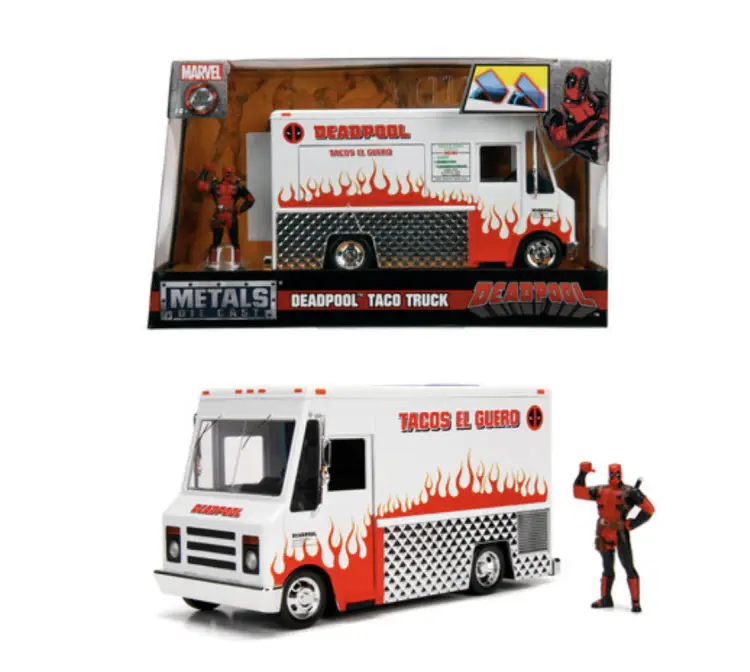 DEADPOOL - Foodtruck + figurka Deadpool - 1:24