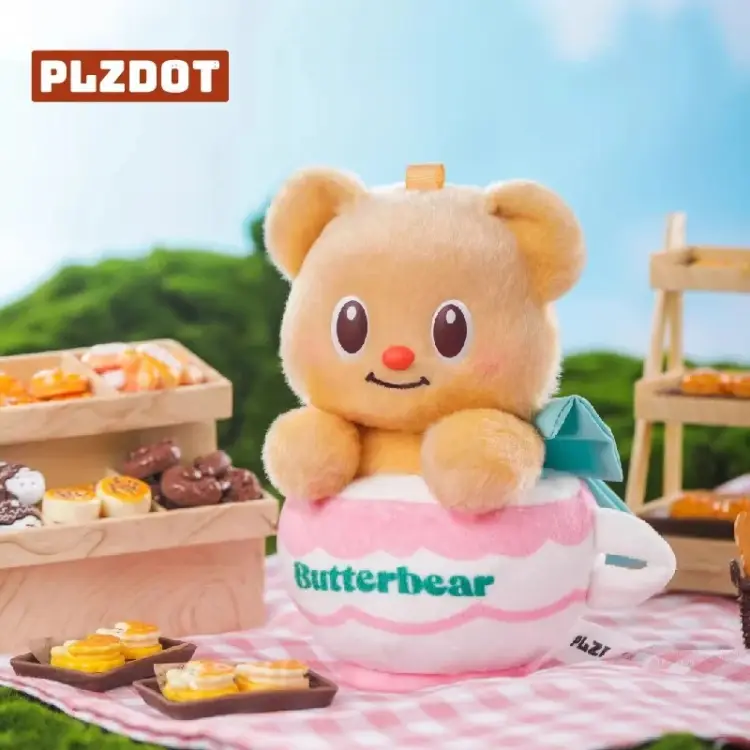BUTTERBEAR - Party - Display 6 Pluszaków 15cm - Mystery Box