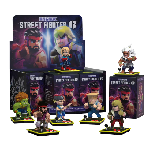STREET FIGHTER - Seria Arcade Street Fighter (wyświetlacz z 6 figurkami)