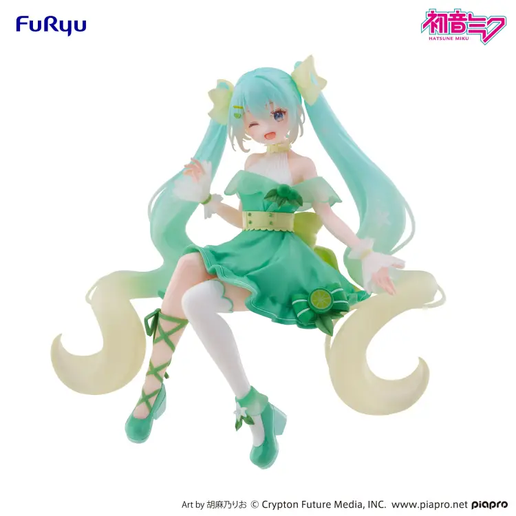 HATSUNE MIKU - Hatsune Miku "Lime" - Statuetka Noodle Stopper 14cm
