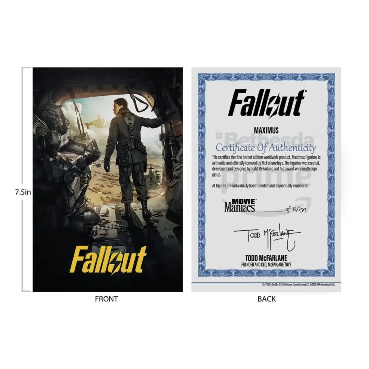 FALLOUT - Maximus (sezon 2) - Figurka Movie Maniacs 17 cm