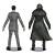 FALLOUT NEW VEGAS - Riot Ranger Armor & Benny - Zestaw 2 figurek 18 cm