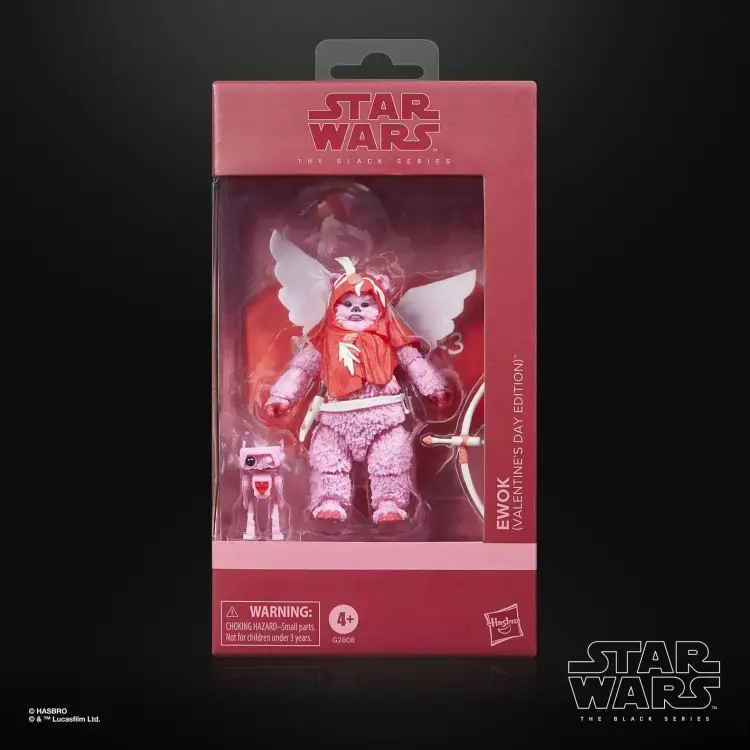 STAR WARS - Ewok (edycja walentynkowa) - Figurka Black Series 15 cm