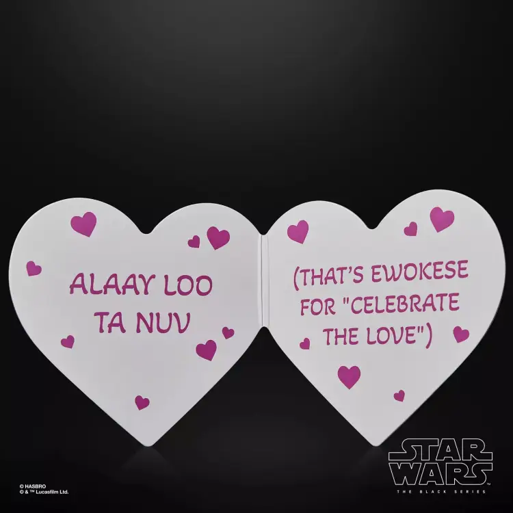 STAR WARS - Ewok (edycja walentynkowa) - Figurka Black Series 15 cm