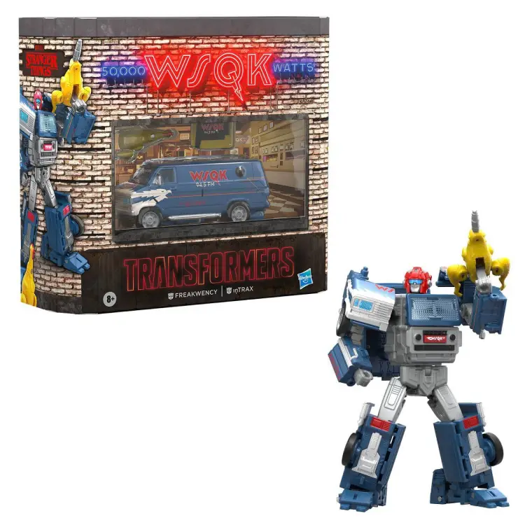 TRANSFORMERS X STRANGER THINGS - Freakwency And 8-Track - 15 cm
