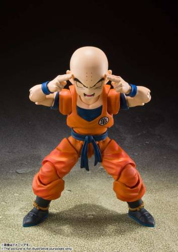 DRAGON BALL Z - Krillin "Earth Strong Man" - Figurka S.H. Figuarts 13 cm